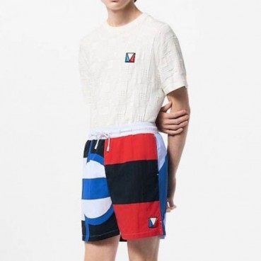 루이비통 남성 라운드 반팔 티셔츠 - Louis vuitton Mens Round Tshirts 