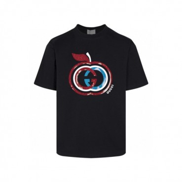 구찌 남/녀 블랙 티셔츠 - Gucci Unisex Black Tshirts 