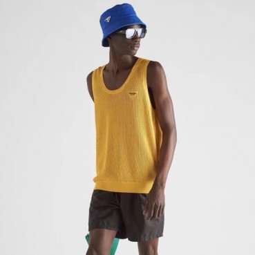 프라다 남성 라운드 나시 - Prada Mens Round Sleeveless Tshirt 