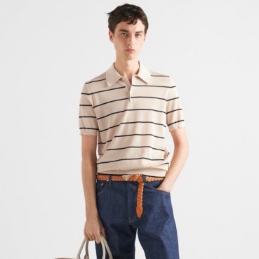 프라다 남성 반팔 폴로 티셔츠 - Prada Mens Polo Tshirts 