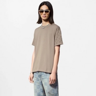 루이비통 남성 라운드 반팔 티셔츠 - Louis vuitton Mens Round Tshirts 