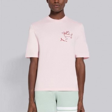 톰브라운 남/녀 라운드 반팔티 - Thom Browne Unisex Round Tshirts 