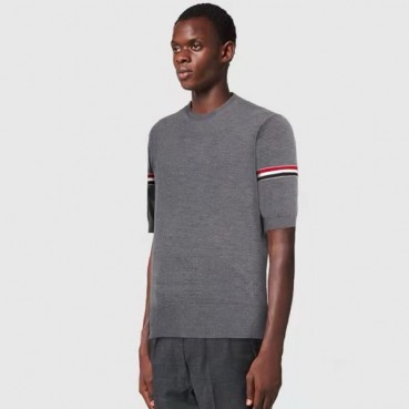 톰브라운 남성 라운드 반팔티 - Thom Browne Mens Round Tshirts 