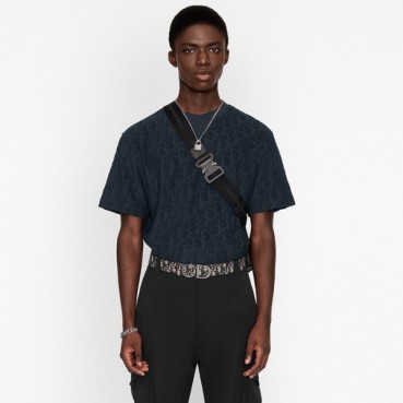 매장판 디올 남성 오블리크 반팔 티셔츠 - Dior Mens Oblique Tshirts 