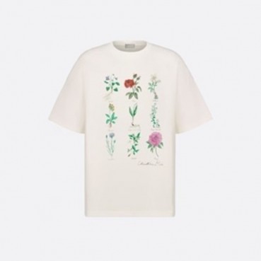 디올 남성 화이트 반팔 티셔츠 - Dior Mens White Tshirts 