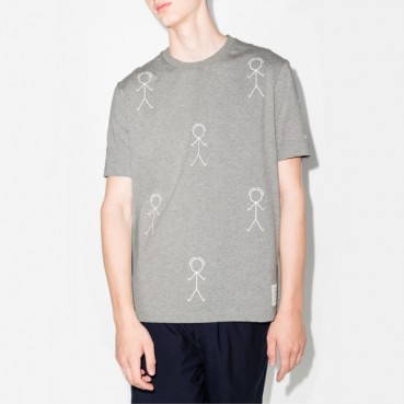 톰브라운 남성 라운드 반팔티 - Thom Browne Mens Round Tshirts 
