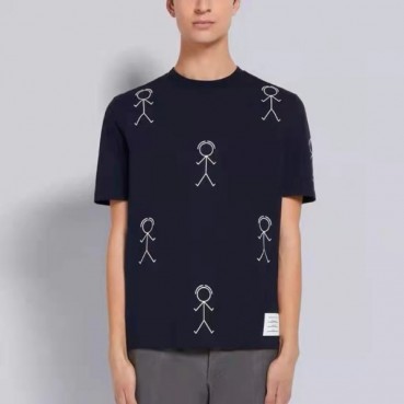 톰브라운 남성 라운드 반팔티 - Thom Browne Mens Round Tshirts 