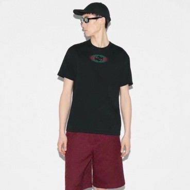구찌 남성 블랙 반팔 티셔츠 - Gucci Mens Black Tshirts 
