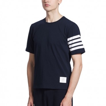 톰브라운 남성 크루넥 반팔티 - Thom Browne Mens Tshirts 