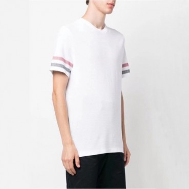 톰브라운 남성 크루넥 반팔티 - Thom Browne Mens Tshirts 