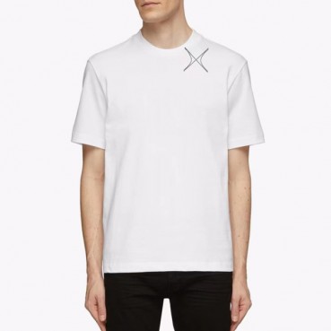 지방시 남성 화이트 반팔 티셔츠 - Givenchy Mens White Tshirts 