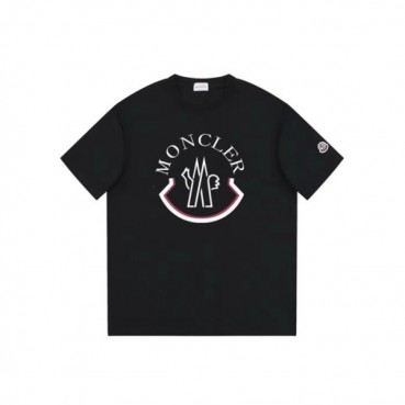 몽클레어 남성 블랙 반팔 티셔츠 - Moncler Mens Black Tshirts 