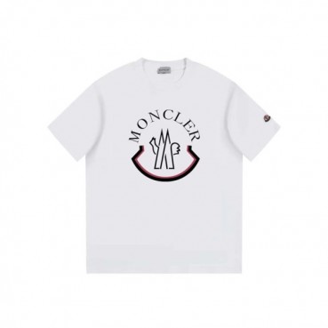 몽클레어 남성 화이트 반팔 티셔츠 - Moncler Mens White Tshirts 