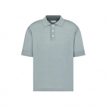 디올 남성 그레이 반팔 폴로 티셔츠 - Dior Mens Gray Polo Tshirts 