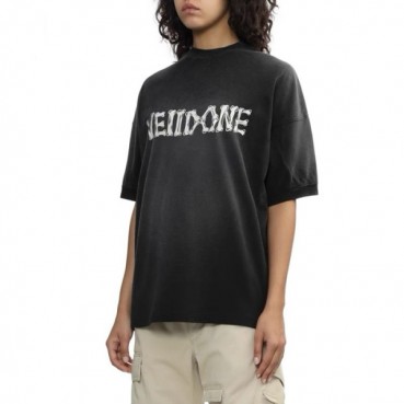 발렌시아가 남성 블랙 반팔 티셔츠 - Balenciaga Mens Black Tshirts 