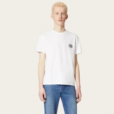 발렌티노 남성 화이트 반팔티 - Valentino Mens White Tshirts 