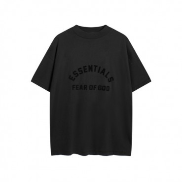피어오브갓 남성 블랙 반팔 티셔츠 - Fear of god Mens Black Tshirts 