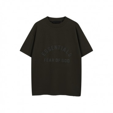피어오브갓 남성 카키 반팔 티셔츠 - Fear of god Mens Khaki Tshirts 