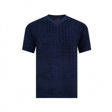 지방시 남성 네이비 반팔 티셔츠 - Givenchy Mens Navy Tshirts 