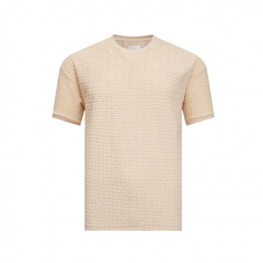 지방시 남성 베이지 반팔 티셔츠 - Givenchy Mens Beige Tshirts 