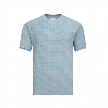 지방시 남성 블루 반팔 티셔츠 - Givenchy Mens Blue Tshirts 