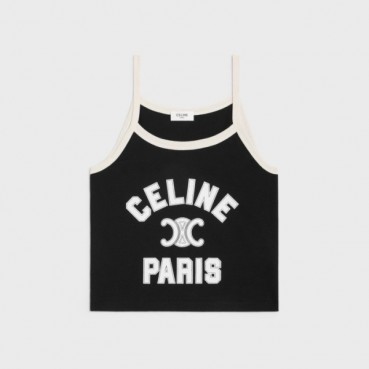 셀린느 여성 블랙 나시 - Celine  Sleeveless Tshirt 