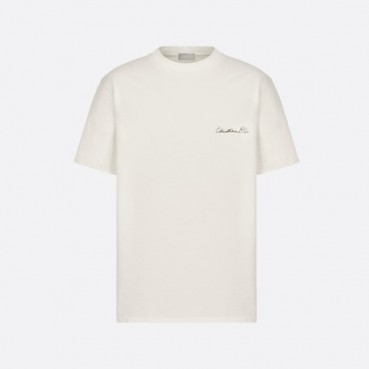 디올 남성 화이트 반팔 티셔츠 - Dior Mens White Tshirts 