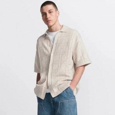 디올 남성 베이지 반팔 티셔츠 - Dior Mens Beige Tshirts 