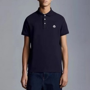 몽클레어 남성 네이비 폴로 반팔티 - Moncler Mens Navy Tshirts 