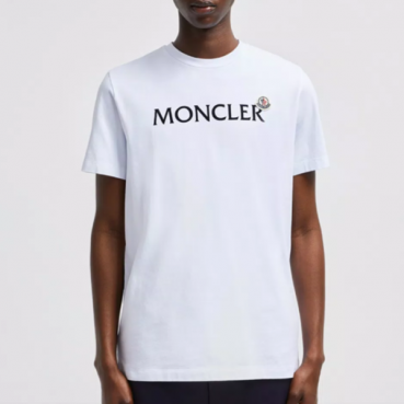 몽클레어 남성 화이트 반팔 티셔츠 - Moncler Mens White Tshirts 