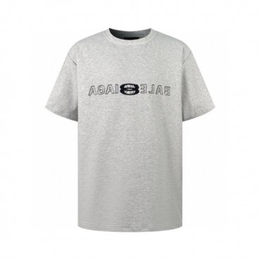 발렌시아가 남성 그레이 반팔 티셔츠 - Balenciaga Mens Gray Tshirts 