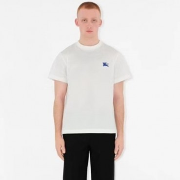 버버리 남성 화이트 반팔 티셔츠 - Burberry Mens White Tshirts 