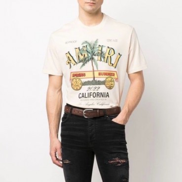 아미리 남성 반팔 티셔츠 - Amiri Mens Casual Tshirts 