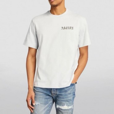 아미리 남성 화이트 반팔 티셔츠 - Amiri Mens White Tshirts 