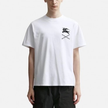 버버리 남성 화이트 반팔 티셔츠 - Burberry Mens White Tshirts 