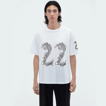 아미리 남성 화이트 반팔 티셔츠 - Amiri Mens White Tshirts 
