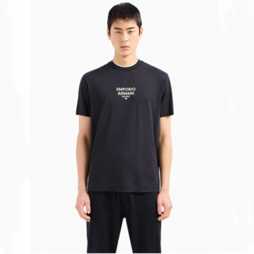 알마니 남성 블랙 반팔티 - Armani Mens Black Tshirts 