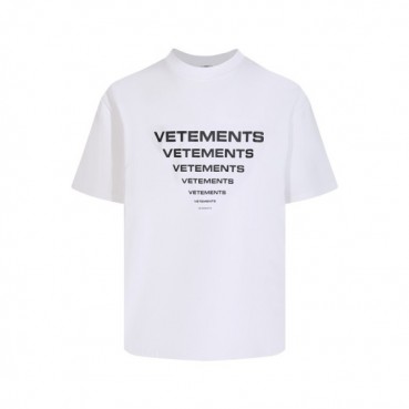 베트멍 남/녀 반팔 티셔츠 - Vetements Unisex Over Size Tshirts 