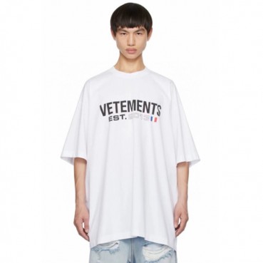 베트멍 남/녀 반팔 티셔츠 - Vetements Unisex Over Size Tshirts 