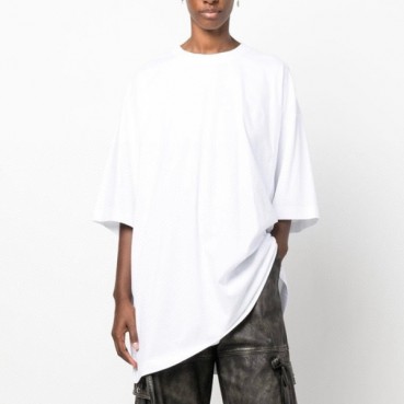 베트멍 남/녀 화이트 반팔 티셔츠 - Vetements Unisex White Tshirts 