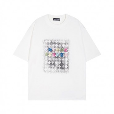 크롬하츠 남성 화이트 반팔티 - Chrom Hearts Mens White Tshirts 