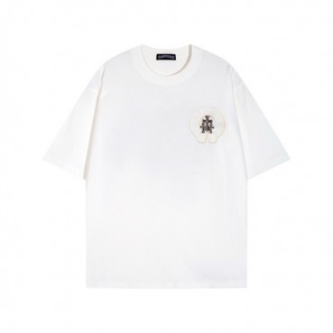 크롬하츠 남성 화이트 반팔티 - Chrom Hearts Mens White Tshirts 