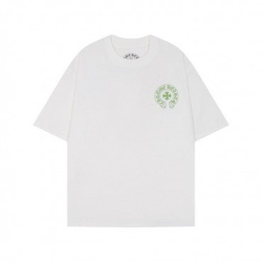 크롬하츠 남성 화이트 반팔티 - Chrom Hearts Mens White Tshirts 