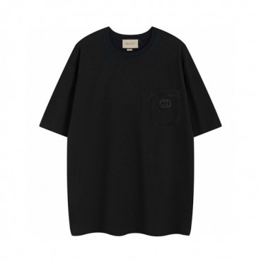 구찌 남성 블랙 반팔 티셔츠 - Gucci Mens Black Tshirts 