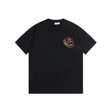 몽클레어 남성 블랙 반팔 티셔츠 - Moncler Mens Black Tshirts 
