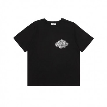 샤넬 남/녀 블랙 반팔티 - Chanel Unisex Black Tshirts 