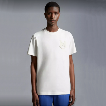 몽클레어 남성 화이트 반팔 티셔츠 - Moncler Mens White Tshirts 