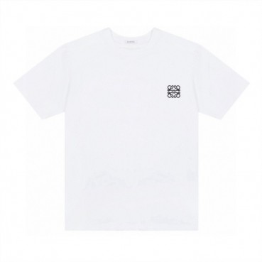 로에베 남성 화이트 반팔티 - Loewe Mens White Tshirts 