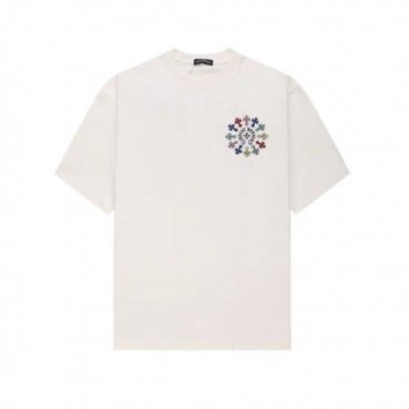 크롬하츠 남성 화이트 반팔티 - Chrom Hearts Mens White Tshirts 