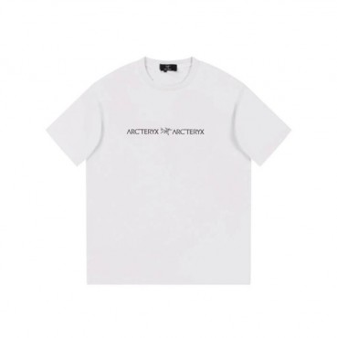 아크테릭스 남성 화이트 반팔티 - Arcteryx Mens White Tshirts 
